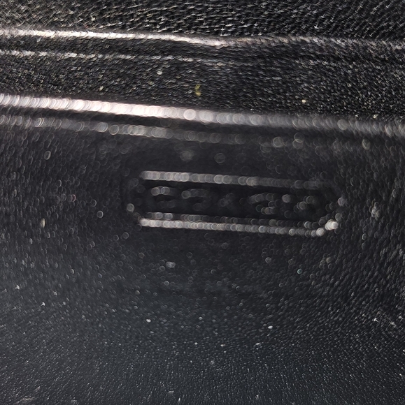 Vintage Coach Black Leather Soho Buckle Expandable Wallet. - Picture 8 of 9